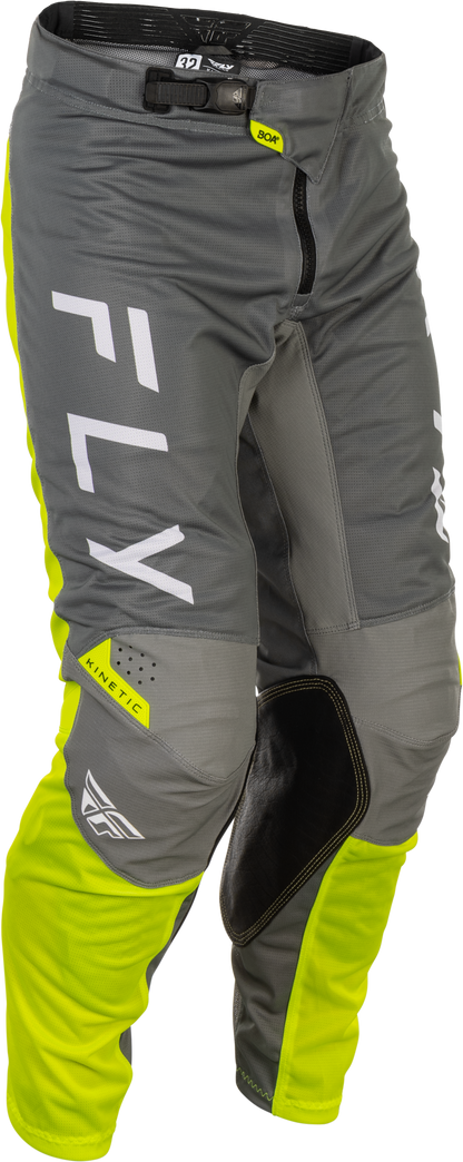Kinetic Mesh Center Pants Grey/White/Hi Vis Sz 32