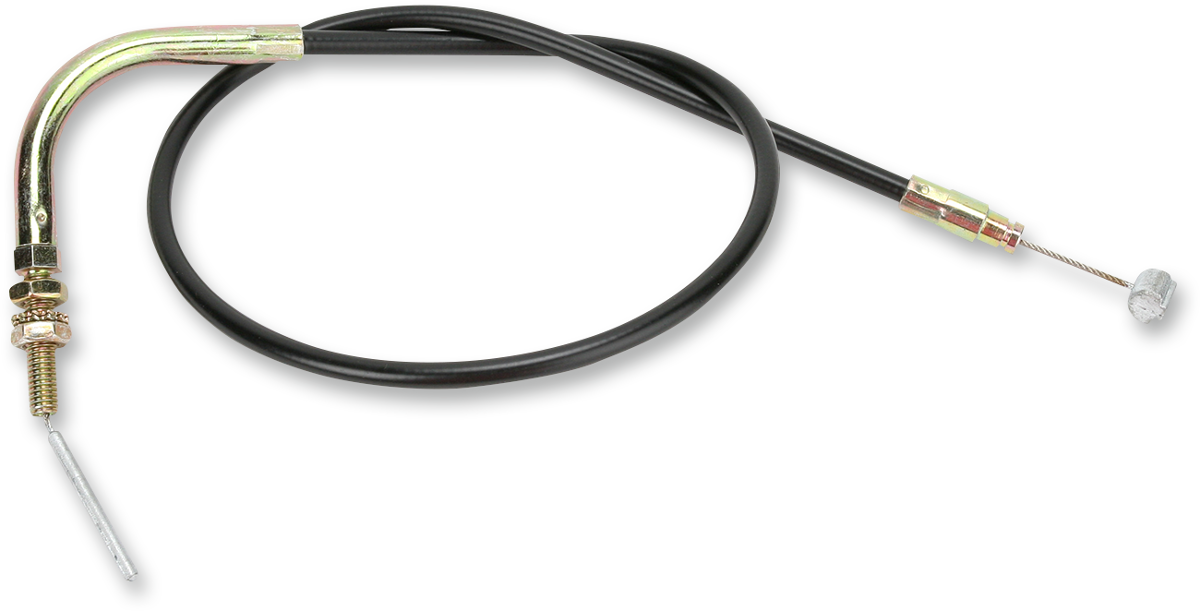 PARTS UNLIMITED Black Vinyl Throttle Cable - Arctic Cat 0687-200