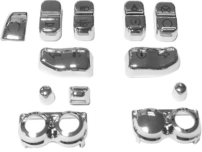 Switch Cap Kit Chrome `16 Up Flht/Fltr Exc Se Models
