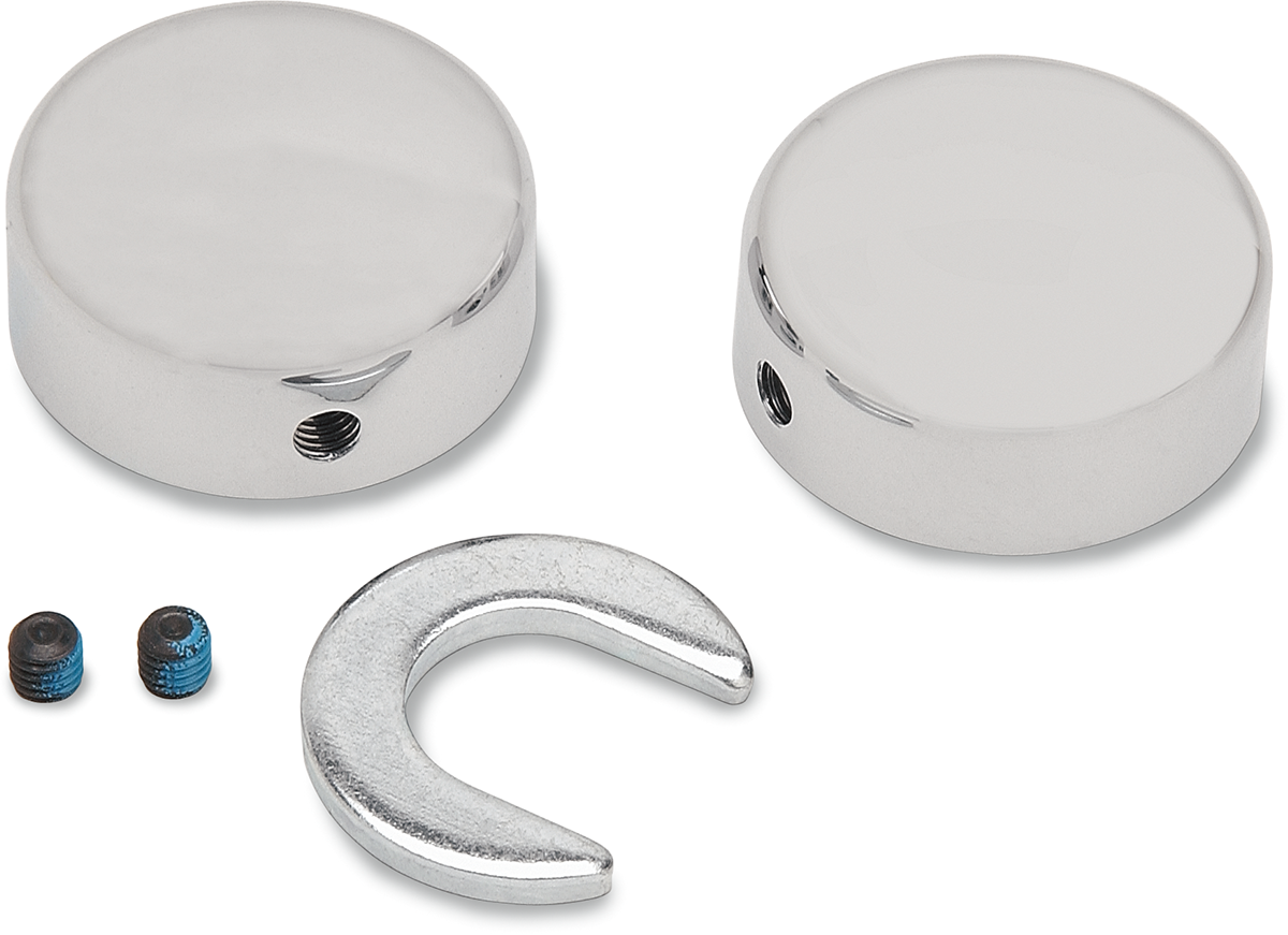 DRAG SPECIALTIES Swingarm Pivot Bolt Cover - Chrome - '84-'99 Softail 16-0206
