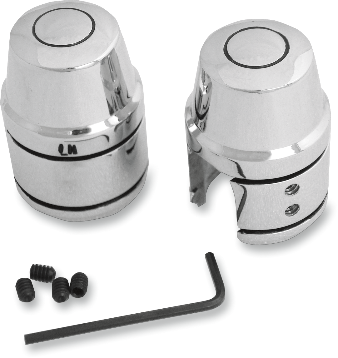 DRAG SPECIALTIES Upper Shock Bolt/Stud Cover - Chrome - '86-'20 XL 74989