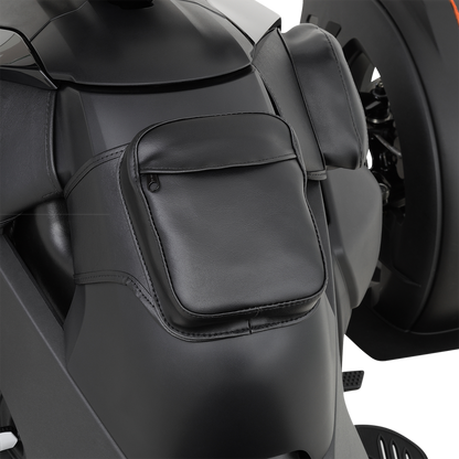 SHOW CHROME Gas Tank Storage Pouch - Black - Ryker H40-402BK