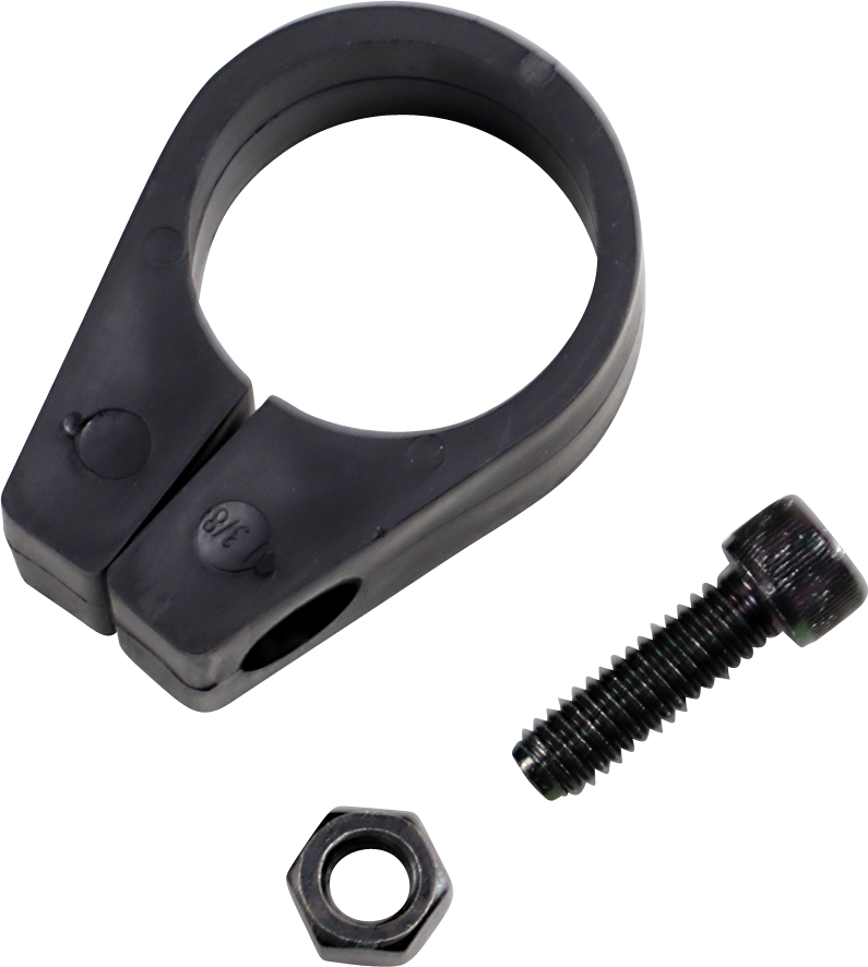 JAGG OIL COOLERS Frame Clamp - Black - 1-3/8" CL138