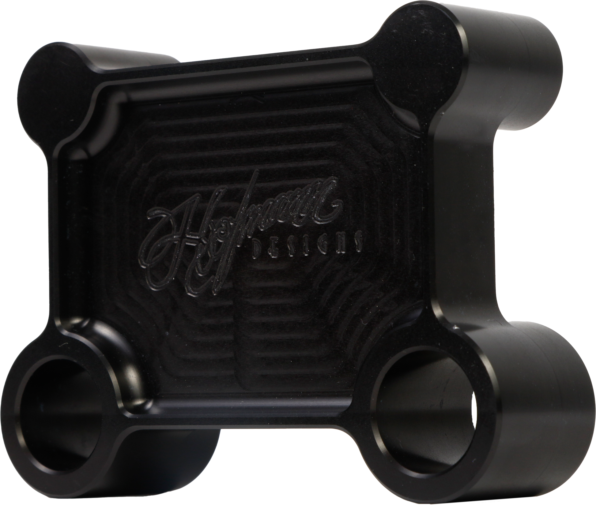 H/D Billet Pull Back Plate Black Batwing