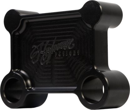 H/D Billet Pull Back Plate Black Batwing