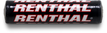 RENTHAL SX Crossbar Pad - 8-1/2" - Black/Red P300