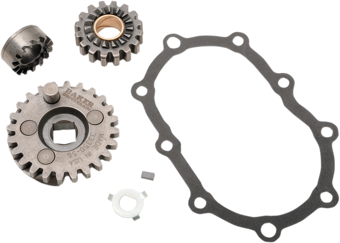 BAKER DRIVETRAIN Kicker Gear Set - Classic/4-Speed - '36-'86 Big Twin 140-64-A