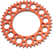 RENTHAL Rear Sprocket - Aluminum - 45 Tooth - Orange 224U-520-45GPOR