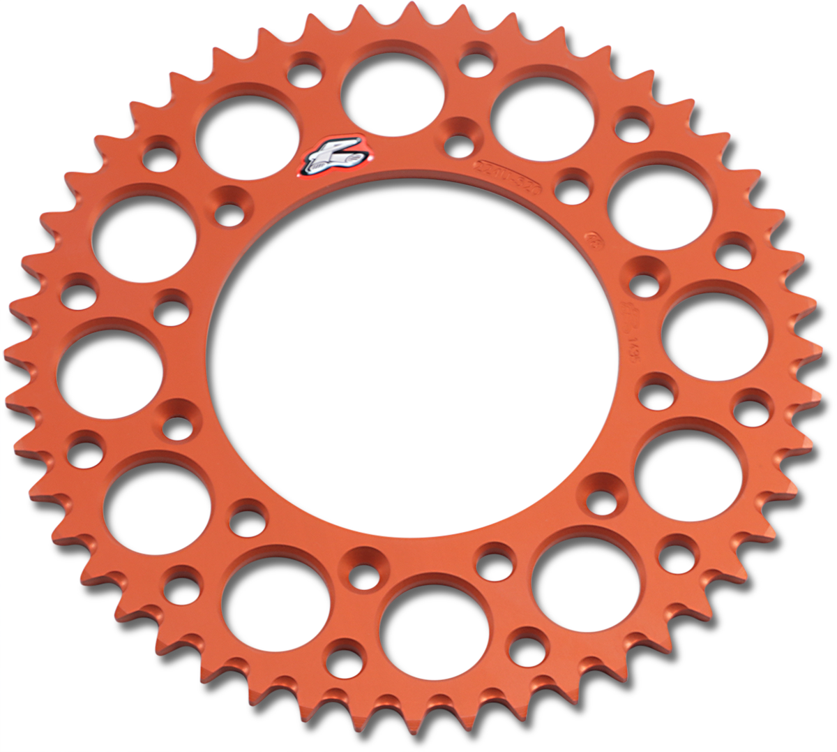 RENTHAL Rear Sprocket - Aluminum - 48 Tooth - Orange 224U-520-48GPOR