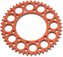 RENTHAL Rear Sprocket - Aluminum - 48 Tooth - Orange 224U-520-48GPOR
