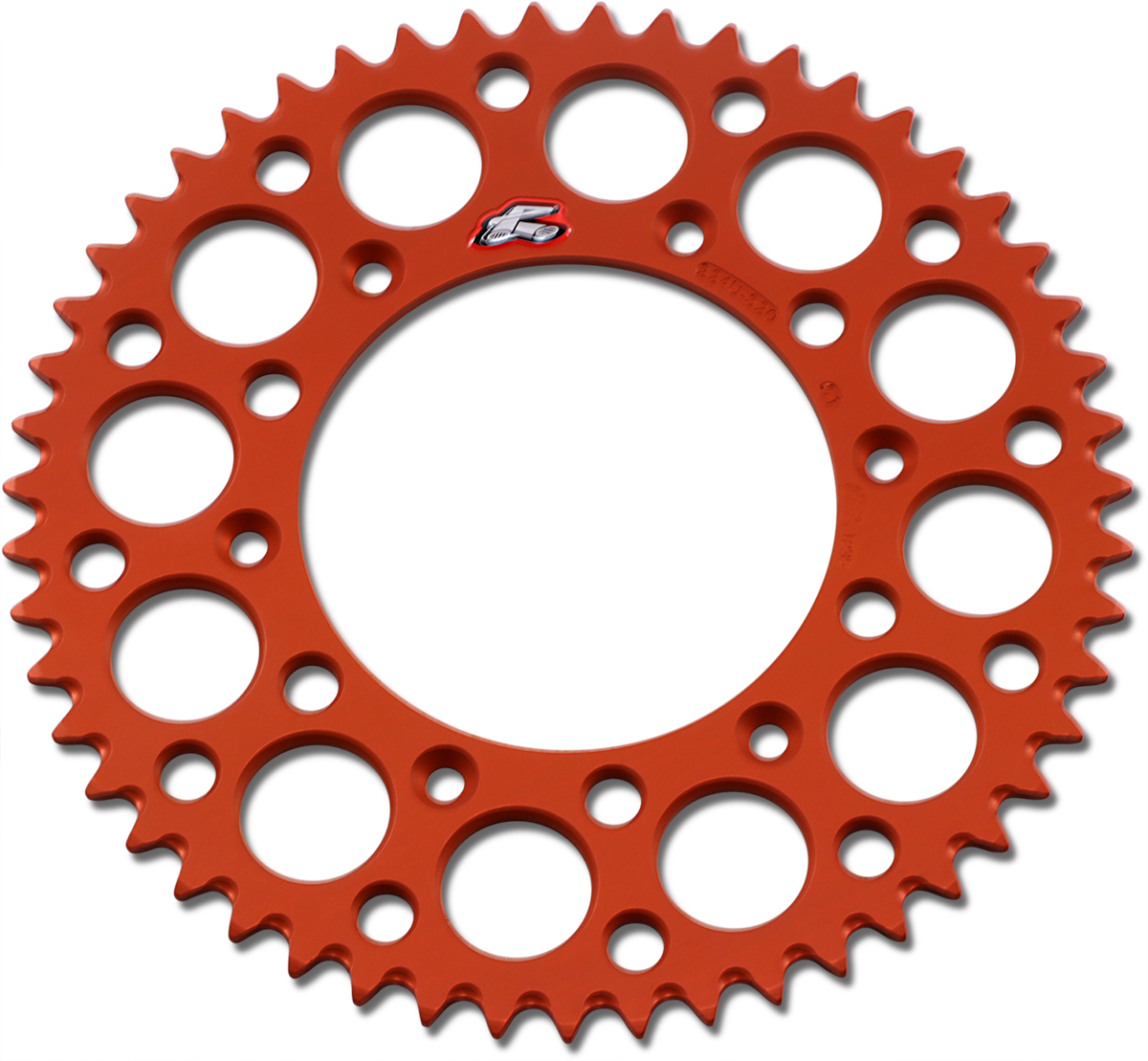 RENTHAL Rear Sprocket - Aluminum - 51 Tooth - Orange 224U-520-51GPOR