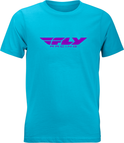 Youth Fly Corporate Tee Blue/Purple Ym