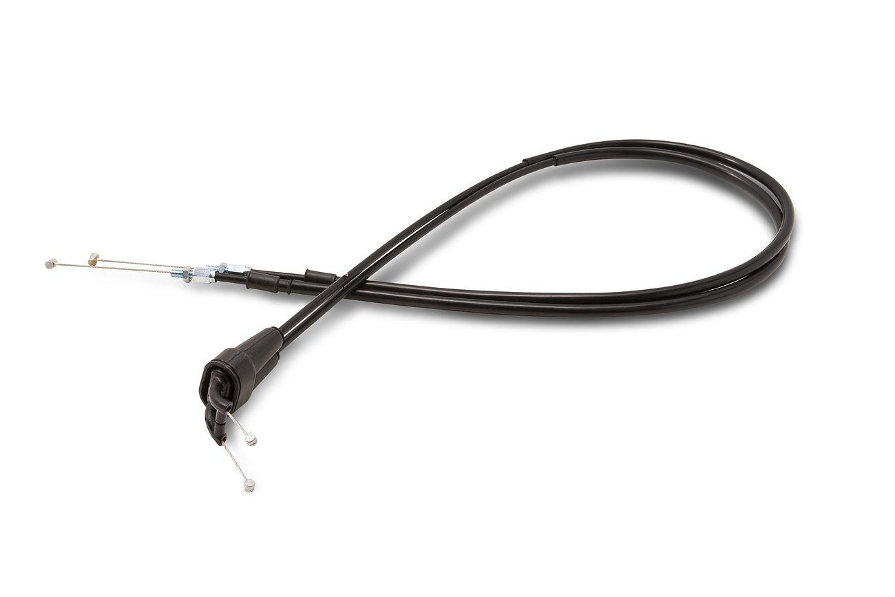Black Vinyl Throttle Cable Push Pull  Set Ktm/Hus