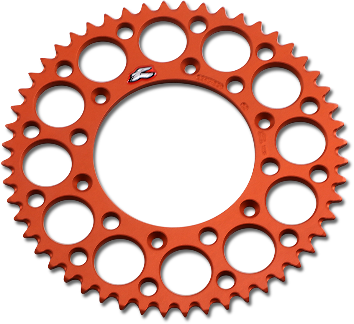 RENTHAL Rear Sprocket - Aluminum - 52 Tooth - Orange 224U-520-52GPOR
