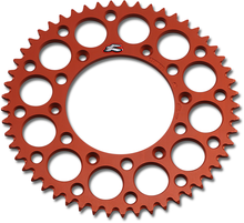 RENTHAL Rear Sprocket - Aluminum - 53 Tooth - Orange 224U-520-53GPOR