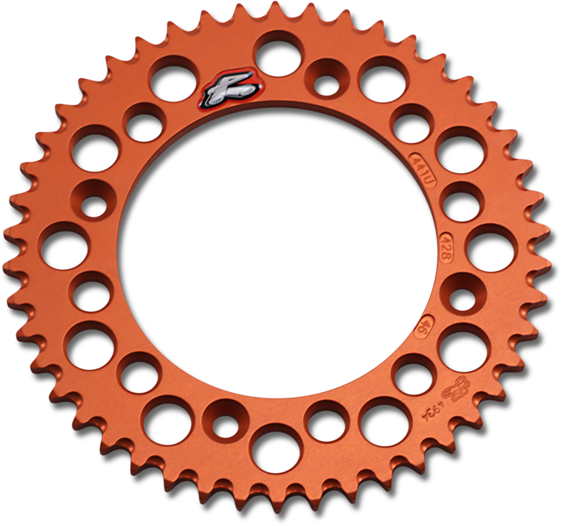 RENTHAL Rear Sprocket - Aluminum - 46 Tooth - Orange - Gas Gas/Husqvarna/KTM 441U-428-46GPOR