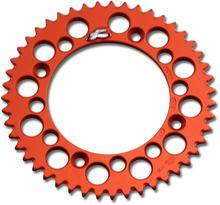 RENTHAL Rear Sprocket - Aluminum - 47 Tooth - Orange - Gas Gas/Husqvarna/KTM 441U-428-47GPOR