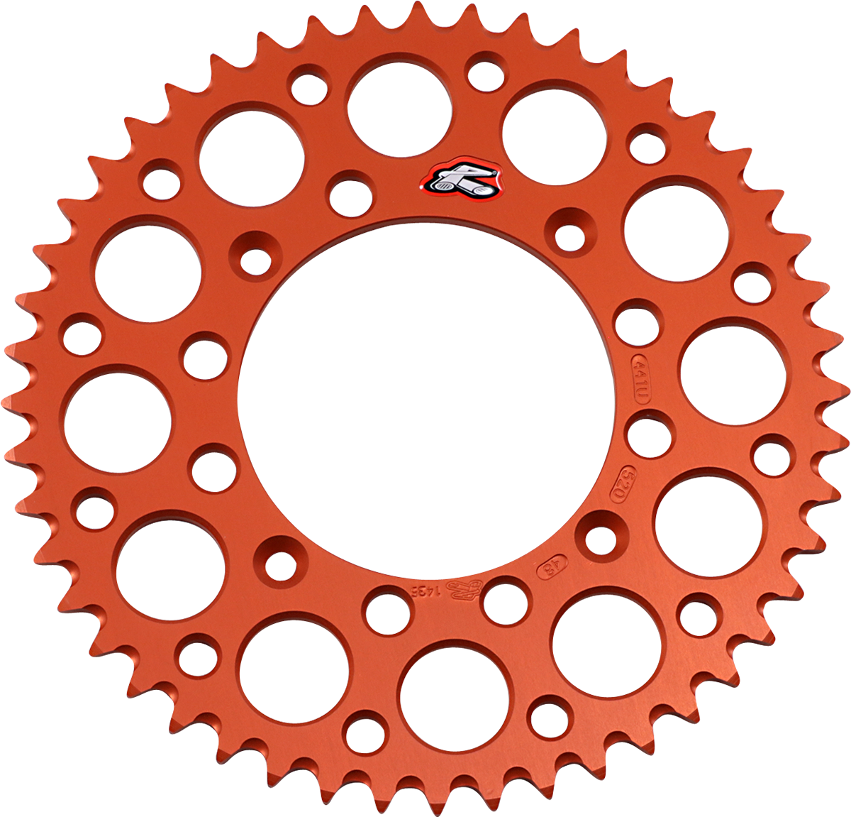 RENTHAL Rear Sprocket - Aluminum - 48 Tooth - Orange - KTM 441U-520-48GPOR