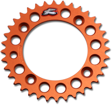 RENTHAL Rear Sprocket - Aluminum - 36 Tooth - Orange - Gas Gas/Husqvarna/KTM 491--415-36P-OR