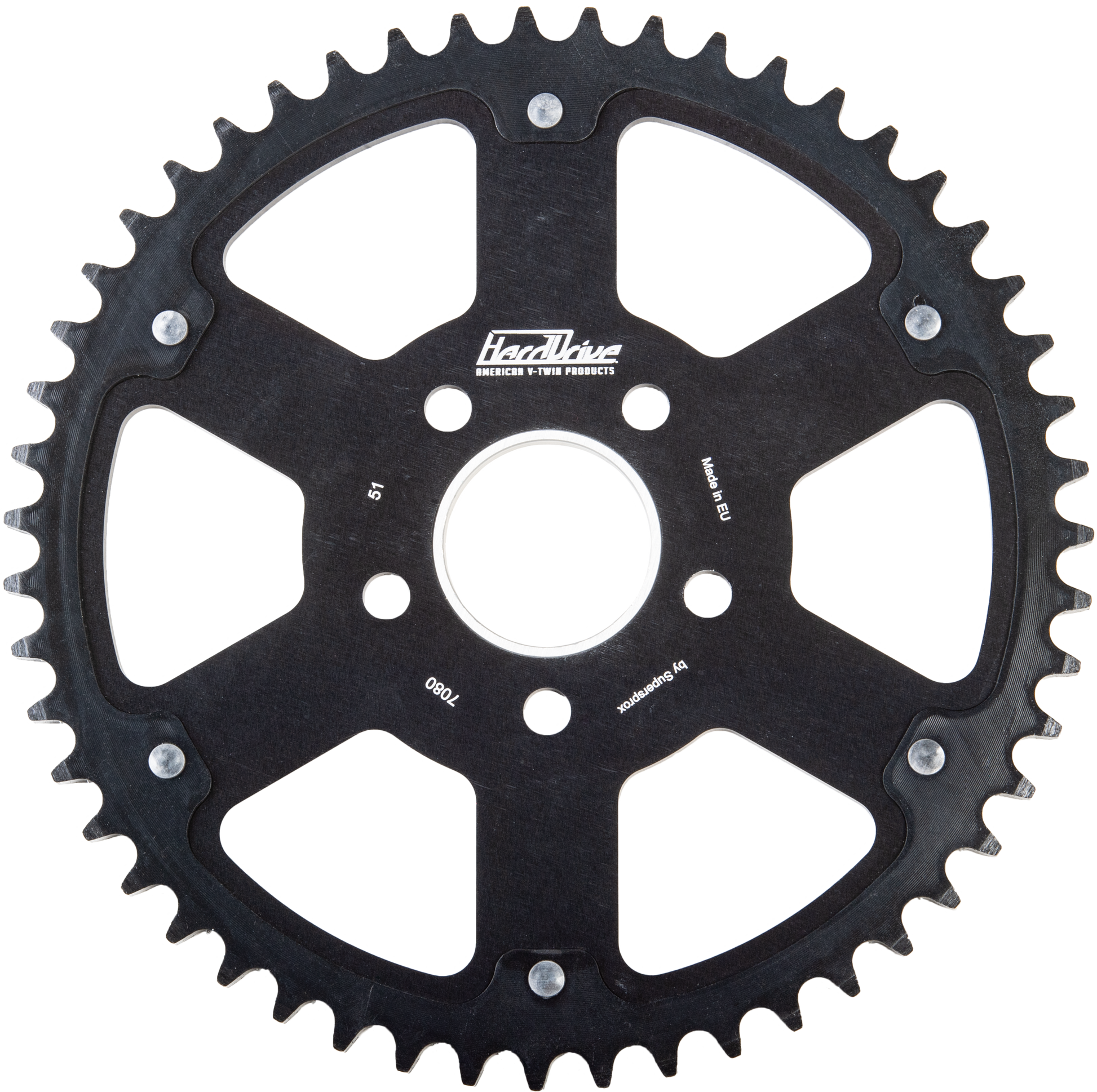 Carbon Tooth Sprocket 51t Black / Black  84 22