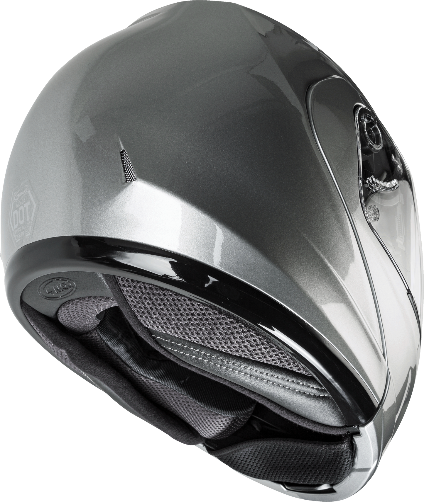 Md 04 Modular Helmet Metallic Silver 3x