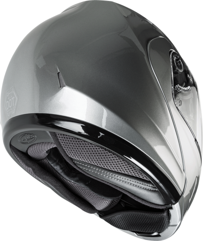 Md 04 Modular Helmet Metallic Silver Sm
