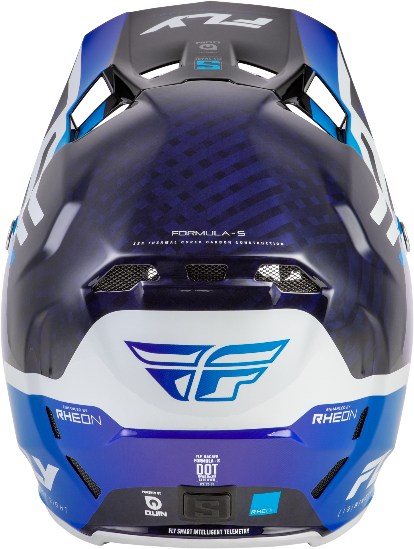 Formula S Carbon Byte Helmet Blue Carbon/Blue/White 2x