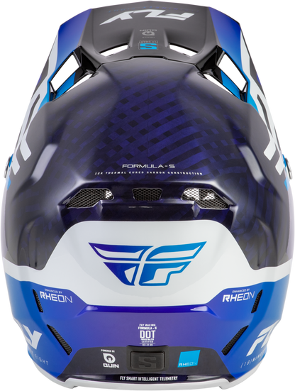 Formula S Carbon Byte Helmet Blue Carbon/Blue/White Xl