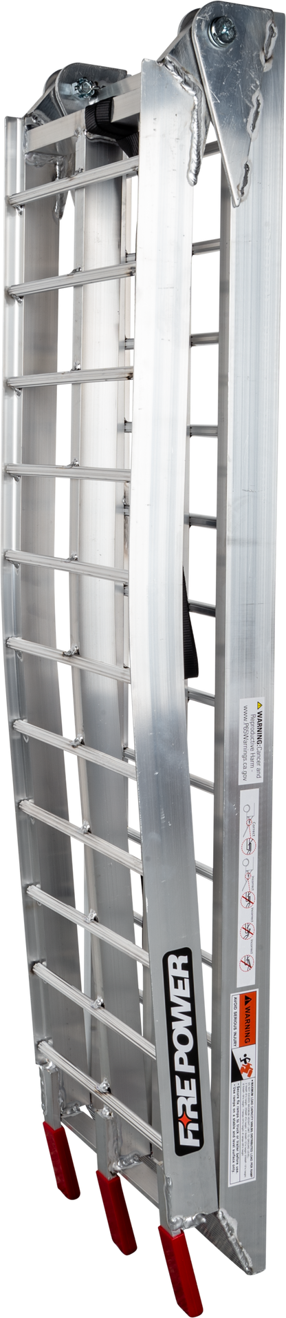 Curved Aluminum Ramp 88" X 11.25" Folding