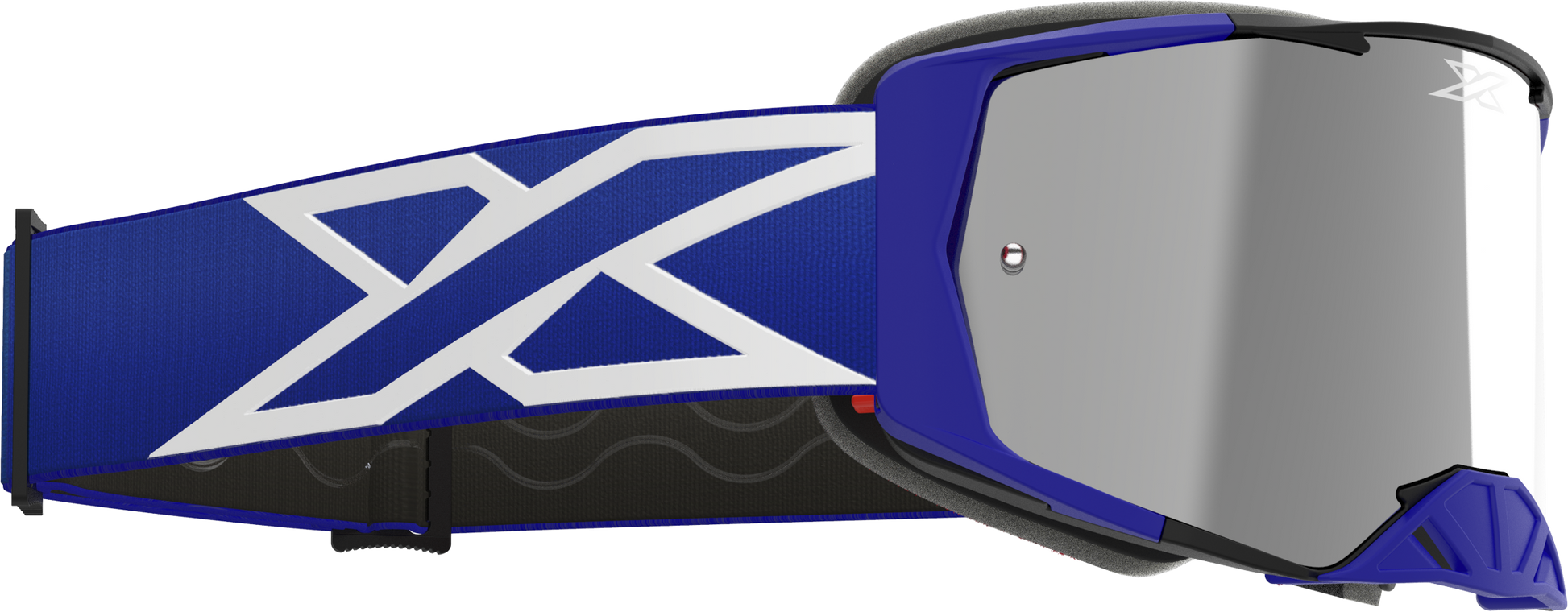 Lucid Caliber Goggle Royal Blue Silver Mirror Lens