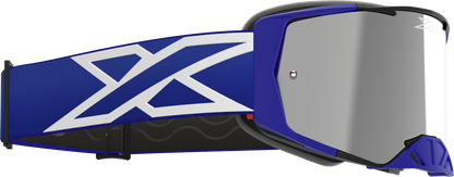 Lucid Caliber Goggle Royal Blue Silver Mirror Lens