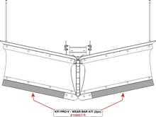 KFI Wear Bar Wing Kit V-Plow - 2 pc.