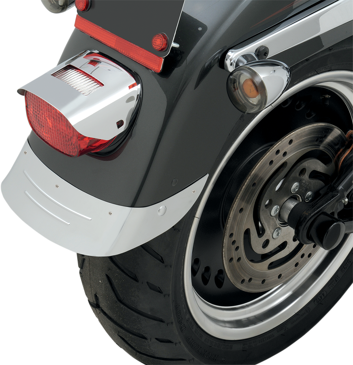 DRAG SPECIALTIES Fender Skirt - Rear - Chrome 77131A
