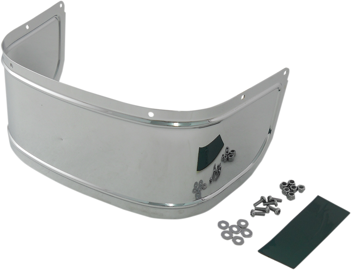 DRAG SPECIALTIES Fender Skirt - Front - Chrome 77978