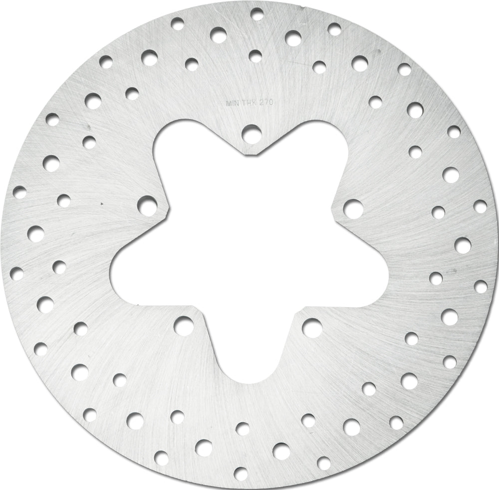 Ss Rear Rotor 11.5 Drilled Touring 86 99 Machined
