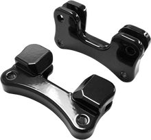 DRAG SPECIALTIES Fender-To-Fork Adapters - Gloss Black 1410-0096