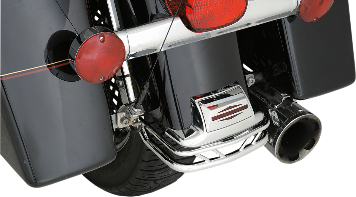 DRAG SPECIALTIES Rear Fender Rail - Chrome - FLH '83-'08 70894