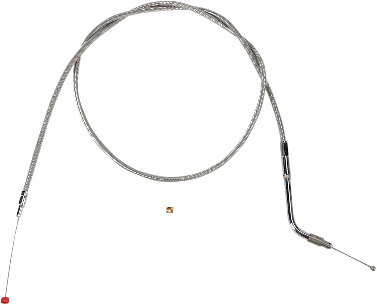 BARNETT Stainless Steel Throttle Cable - +6" - '02-'07 Touring 102-30-30035-06