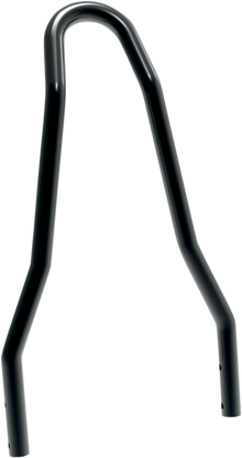 DRAG SPECIALTIES Round Tapered Sissy Bar - Black - 13"H x 7.50"W 50263817
