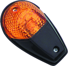 BikeMaster Universal Flush Mount Marker Light - Black/Amber