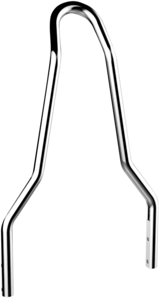 DRAG SPECIALTIES Round Tapered Sissy Bar - Chrome - 10.12"H x 8.75"W 50263611