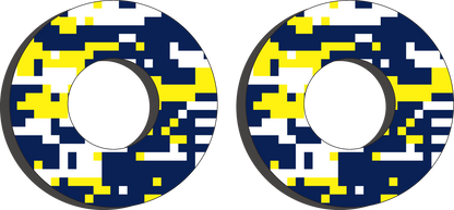 FACTORY EFFEX Grip Donuts - Husqvarna Blue/Yellow 22-67600
