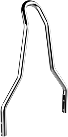 DRAG SPECIALTIES Round Tapered Sissy Bar - Chrome - 10.59"H x 9.56"W 50263616