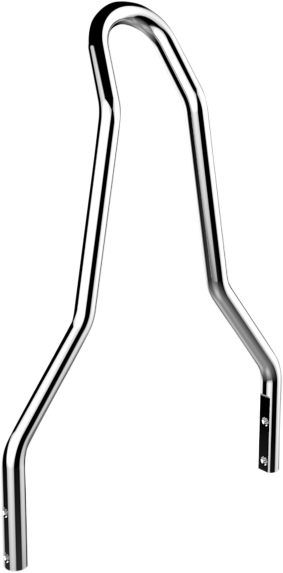 DRAG SPECIALTIES Round Tapered Sissy Bar - Chrome - 10.59"H x 9.56"W 50263616