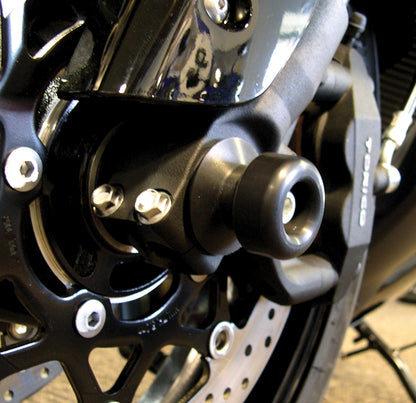 Front Axle Sliders Black