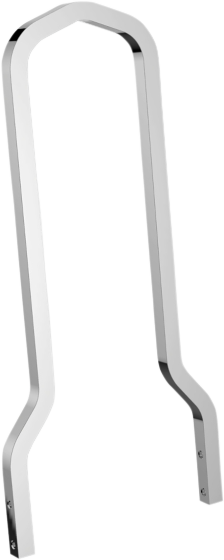 DRAG SPECIALTIES Square Sissy Bar - Chrome - 12.5" H x 7.5" W 50262606