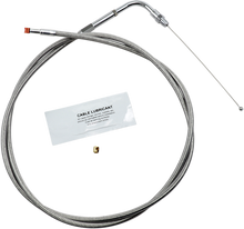 BARNETT Stainless Steel Throttle Cable - +8" - '90-'95 Touring 102-30-30008-8