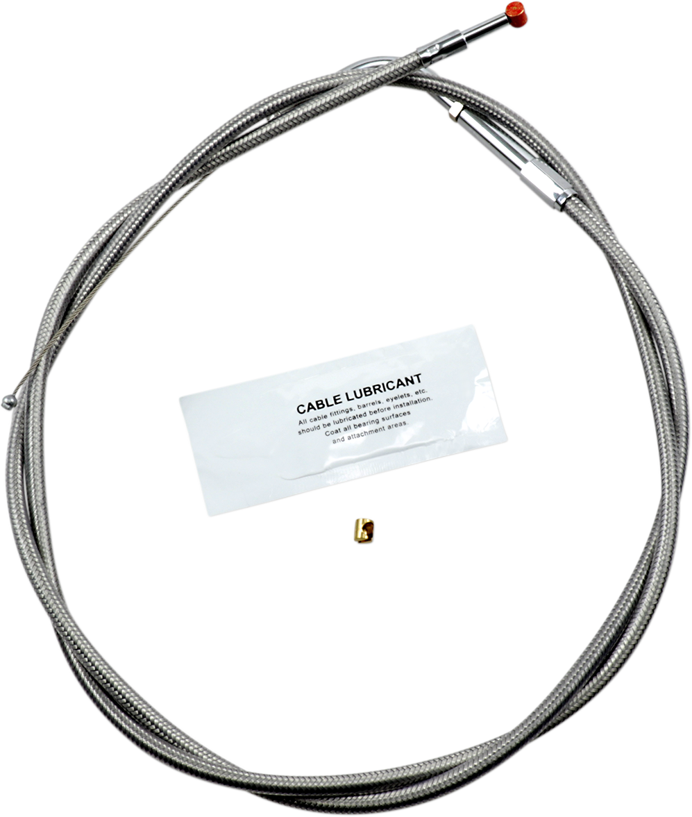 BARNETT Stainless Steel Throttle Cable - +8" - '02-'07 Touring 102-30-30016-8