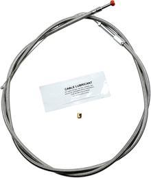 BARNETT Stainless Steel Throttle Cable - +8" - '02-'07 Touring 102-30-30016-8