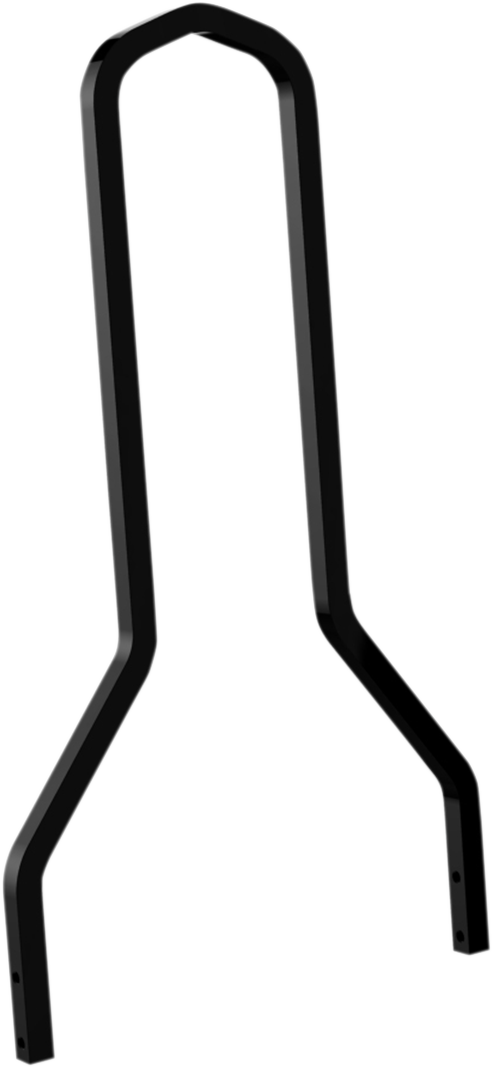 DRAG SPECIALTIES Square Sissy Bar - Black - 15.5" H x 11" W 50262808
